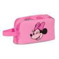 Porta-merendas Térmico Minnie Mouse Loving Cor de Rosa 21.5 X 12 X 6.5 cm