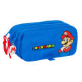 Malas para Tudo Triplas Super Mario Play Azul Vermelho 21,5 X 10 X 8 cm
