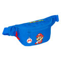 Bolsa de Cintura Super Mario Play Azul Vermelho 23 X 12 X 9 cm