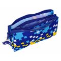 Malas para Tudo Triplas Sonic Speed 22 X 12 X 3 cm Azul Infantil