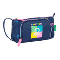 Bolsa Escolar Benetton Cool Azul Marinho 20 X 11 X 8.5 cm