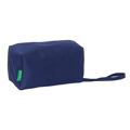 Bolsa Escolar Benetton Varsity Cinzento Azul Marinho 22 X 10 X 10 cm