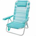Cadeira de Campismo Acolchoada Color Baby Mediterran Turquesa Alumínio Branco