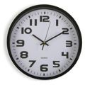 Relógio de Parede Plástico (4,2 X 30,5 X 30,5 cm) Preto