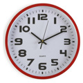 Relógio de Parede Plástico (4,2 X 30,5 X 30,5 cm) Vermelho