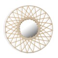 Espelho de Parede Criscross Bambu (2 X 50 X 50 cm)