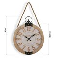Relógio de Parede Grand Hotel Versa Madeira Mdf (40 X 6,5 X 47 cm)