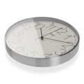 Relógio de Parede Versa Branco 4,4 X 25,8 X 25,8 cm Alumínio