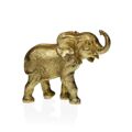 Figura Decorativa Versa Elefante Dourado 14 X 12 X 9 cm Resina