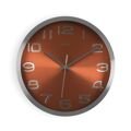 Relógio de Parede Versa Laranja Alumínio (4 X 30 X 30 cm)