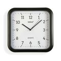 Relógio de Parede Versa Preto Plástico Quartzo 3,5 X 28,5 X 29,5 cm