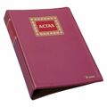 Livro de Actas Dohe Castanho-avermelhado A4 100 Folhas 4 Anilhas (25 mm)