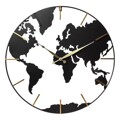 Relógio de Parede Mapa do Mundo (60 X 3,5 X 60 cm)