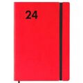 Agenda Finocam Dynamic Mara 2024 Vermelho A5 14 X 20,4 cm