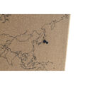 Mapa do Mundo Dkd Home Decor ‎RC-165308 Cortiça Cartão Madeira Mdf (6 Pcs) (60 X 2 X 40 cm)