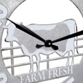 Relógio de Parede Dkd Home Decor Farm Fresh Metal Madeira Mdf (2 Pcs) (60 X 2 X 60 cm)