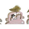 Figura Decorativa Dkd Home Decor Madeira Carro (3 Pcs) (15 X 2 X 19 cm)