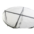 Mesa de Apoio Dkd Home Decor Cristal Preto Metal Moderno (50 X 50 X 42 cm)