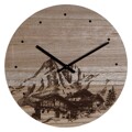 Relógio de Parede Dkd Home Decor Montanha Madeira Mdf (30 X 30 X 1.5 cm)