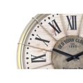 Relógio de Parede Dkd Home Decor Champanhe Metal Madeira Mdf (46 X 4.5 X 46 cm)
