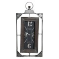 Relógio de Parede Dkd Home Decor Loft Madeira Ferro (29 X 6.5 X 61 cm)