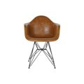 Cadeira Dkd Home Decor Preto Poliuretano Metal Camel (64 X 60 X 84 cm)