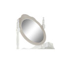 Toucador Dkd Home Decor Espelho Branco Abs Madeira Mdf (75 X 40 X 140 cm)