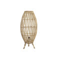 Lâmpada de Mesa Dkd Home Decor Bambu Rotim 220 V 50 W