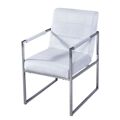 Cadeira Dkd Home Decor Branco Poliéster Aço (75 X 57 X 92 cm)