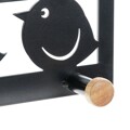Ganchos para Portas Dkd Home Decor Pássaros Metal Madeira Mdf (2 Pcs) (28.5 X 9.5 X 16 cm)