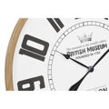 Relógio de Parede Dkd Home Decor Branco Castanho Preto Madeira Mdf (2 Pcs) (80 X 4.5 X 80 cm)