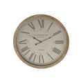 Relógio de Parede Dkd Home Decor Cristal Bege Madeira Mdf (59.5 X 6 X 59.5 cm)