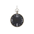 Relógio de Parede Dkd Home Decor Cristal Preto Dourado Ferro (60 X 6.5 X 80 cm)