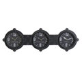 Relógio de Parede Dkd Home Decor Cristal Preto Ferro (58 X 6.5 X 18 cm)