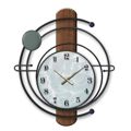 Relógio de Parede Dkd Home Decor Preto Ferro Madeira Mdf (60 X 4.5 X 60 cm)
