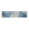 Tapete Dkd Home Decor Azul Algodão Chenille (60 X 240 X 1 cm)