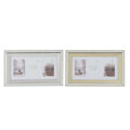 Moldura de Fotos Dkd Home Decor Prateado Dourado Tradicional (47 X 2 X 29 cm) (2 Unidades)