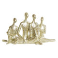 Figura Decorativa Dkd Home Decor Dourado Resina Moderno Família (21 X 8 X 12 cm)