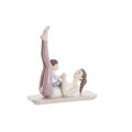 Figura Decorativa Dkd Home Decor Cor de Rosa Resina Yoga (15,5 X 6,5 X 17 cm)