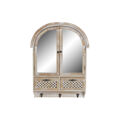 Espelho de Parede Dkd Home Decor Espelho Madeira Castanho (55,5 X 15 X 71 cm)