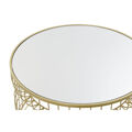 Mesa de Apoio Dkd Home Decor Espelho Dourado Metal (71 X 71 X 43 cm)