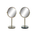 Espelho de Aumento Dkd Home Decor Metal Resina (18 X 13 X 32 cm) (2 Unidades)