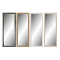 Espelho de Parede Dkd Home Decor Cristal Natural Castanho Cinzento Escuro Marfim Ps Tradicional 4 Unidades (36 X 2 X 95,5 cm)