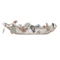 Centro de Mesa Dkd Home Decor Metal (56 X 36 X 12,7 cm)