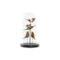 Figura Decorativa Dkd Home Decor Cristal Resina Pássaros (17 X 17 X 32 cm)