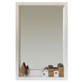 Espelho de Parede Dkd Home Decor Madeira Branco Casas (36 X 4 X 60 cm)