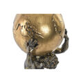 Figura Decorativa Dkd Home Decor Atlas Dourado Resina Homem Cinzento Claro Moderno (15 X 14 X 28 cm)