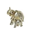 Figura Decorativa Dkd Home Decor Elefante Dourado Resina (17 X 11 X 15 cm)