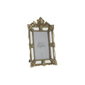 Moldura de Fotos Dkd Home Decor Espelho Champanhe Cristal Resina Shabby Chic (16 X 2 X 25 cm)