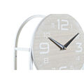 Relógio de Parede Dkd Home Decor Natural Metal Mdf Branco (25,5 X 11,5 X 71 cm)